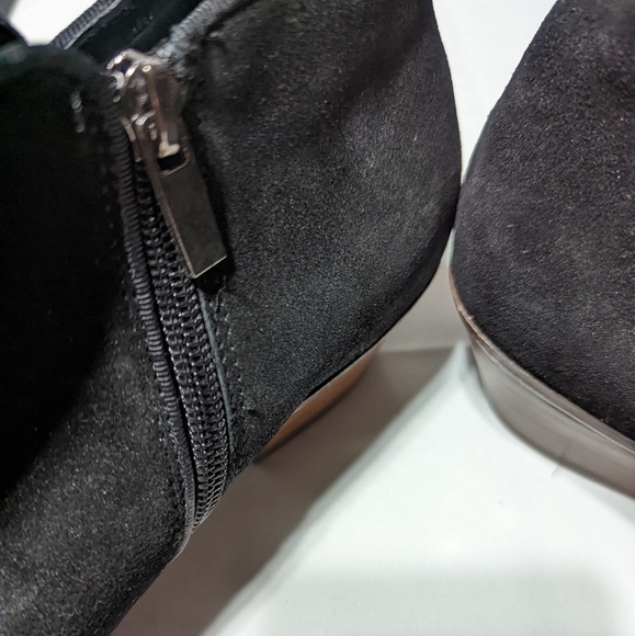 New no tags Crown Vintage size 11 women's boots suede black - Picture 4 of 5